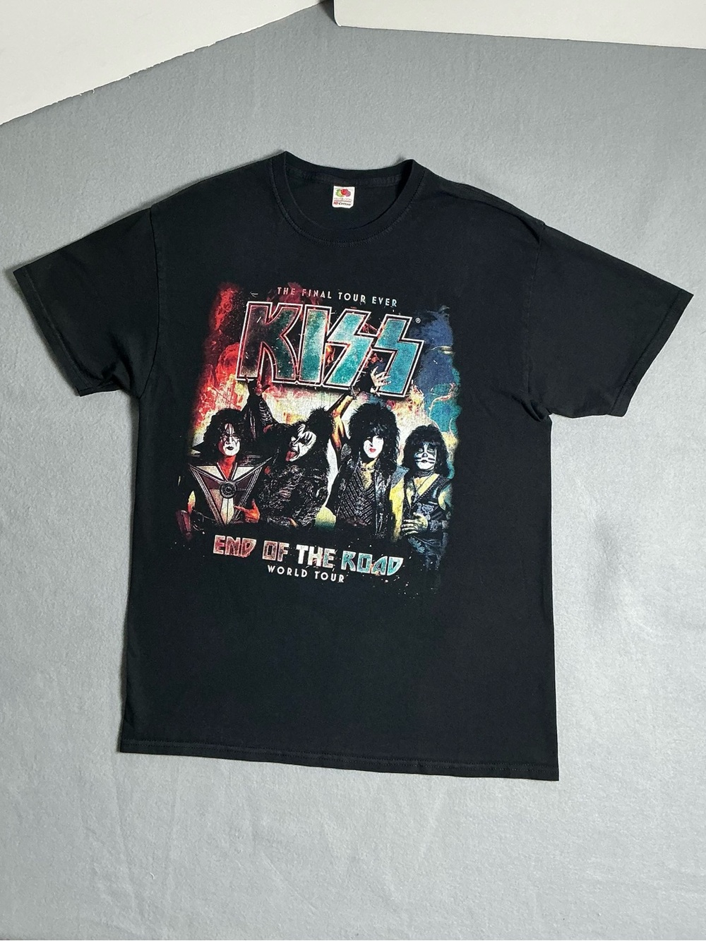 KISS Concert Tee End of the Road 2020 World Tour Black Graphic Tour T-Shirt - Picture 12 of 12